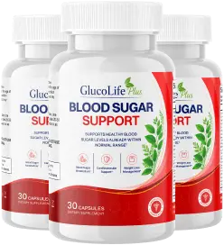 GlucoLife Plus Blood Sugar Support 3 Bottles